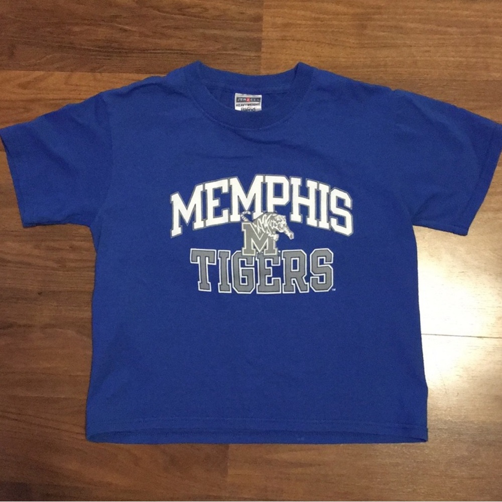 Blue Memphis Tigers Kids T-Shirt